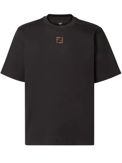 Fendi T-shirt In Black