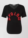 Fendi X Mirella Bentivoglio Archive Favoloso Slogan-print T-shirt In Black