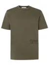 Fendi 1925 Stencil Print T-shirt In Green