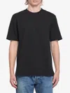 Fendi Monogrammed Geometric Pattern Crew Neck T-shirt In Black