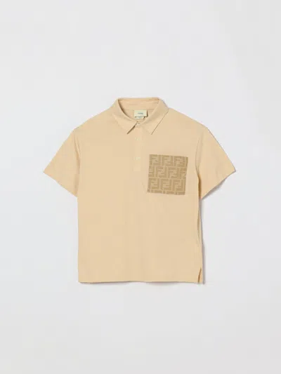 Fendi T-shirt Kids  In Neutral