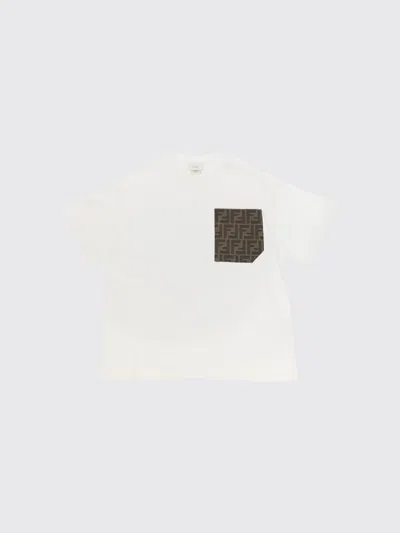 Fendi T-shirt Kids In Gray