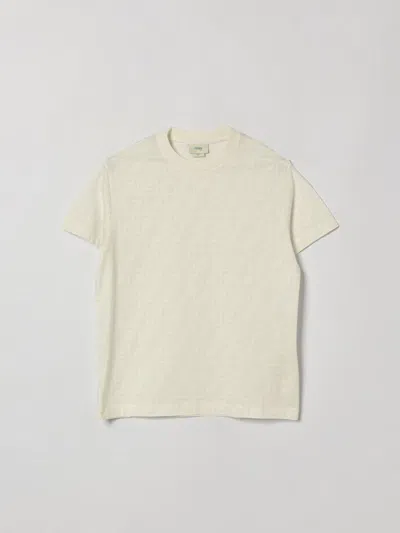 Fendi T-shirt Kids In Neutral