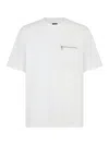 Fendi Ff Chest Pocket Cotton T-shirt In White