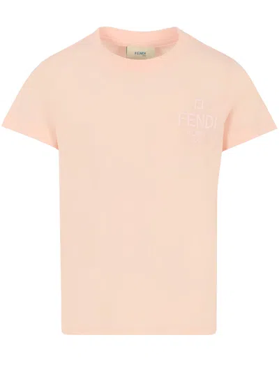 Fendi T-shirt In Pink