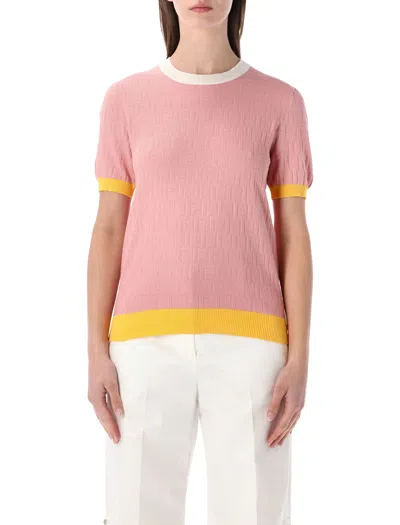 Fendi Tshirt Sweater In Pink