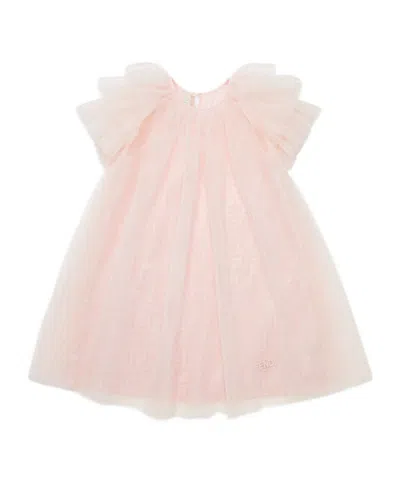 Fendi Tulle Dress In Nude