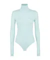 Fendi Light Blue Viscose Bodysuit In Blue