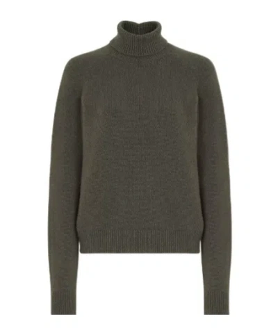 FENDI FENDI TURTLENECK LONG SLEEVED KNITTED JUMPER