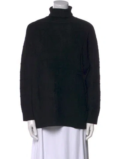 Pre-owned Fendi Turtleneck Sweater In Black