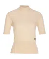 Fendi Turtleneck Sweater In Pink