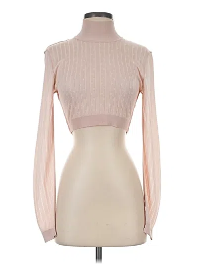 Pre-owned Fendi Turtleneck Sweater In Pink