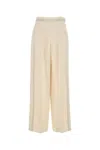 Fendi Ivory Wool Blend Pant
