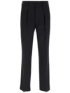 Fendi Cotton And Hemp Blend Trousers. In Blue