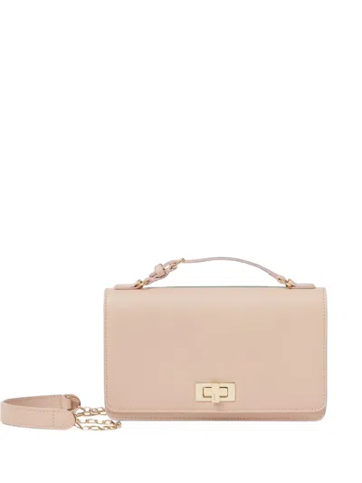 Fendi Twist-lock Wallet In Pink