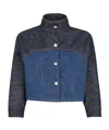 FENDI TWO-TONE DENIM JACKET