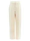 Fendi Women Two-tone Denim Jeans In White
