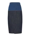 Fendi Jeans Skirt In Black