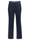 Fendi Two-tone Cotton Denim Jeans