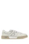 FENDI TWO-TONE LEATHER FENDI MATCH SNEAKERS