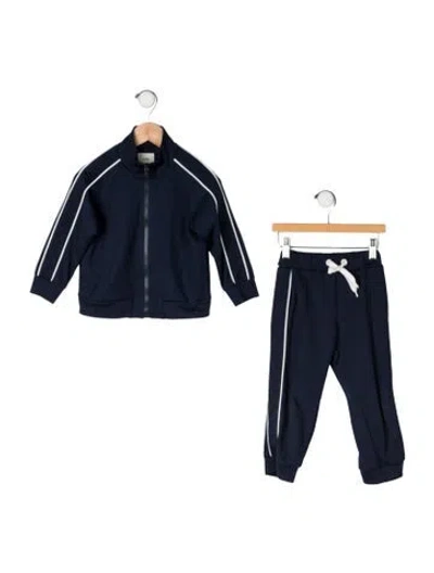 Pre-owned Fendi Babies' Two-piece Athletic Suit In Blue