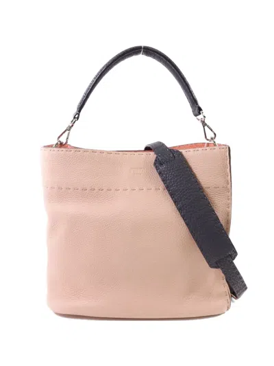Pre-owned Fendi Two-way Tote Bag In Neutral