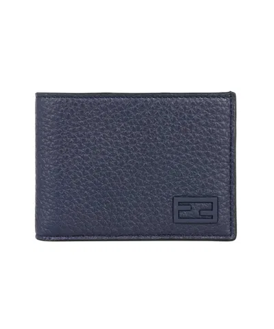 Fendi Us Dollar Baguette Wallet In Blue