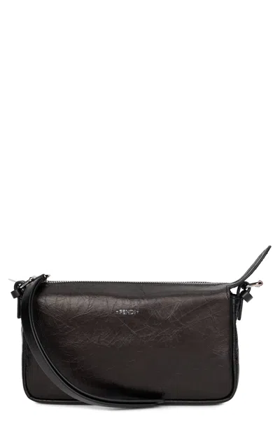 Fendi Vanity Mini Handbag In Black