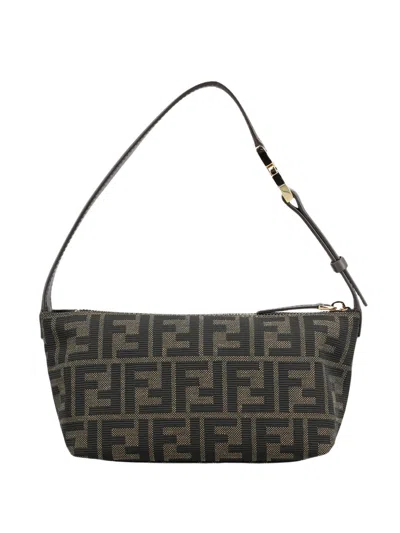 Fendi Vanity Pouch Small In Brown