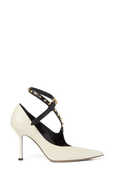 Fendi Vertigo Pointed Toe Pump In Purple