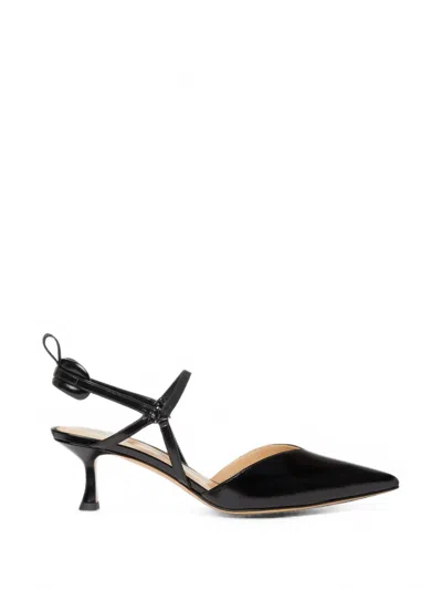 Fendi Very Colibri Pointed-toe Slingback Pumps In Black