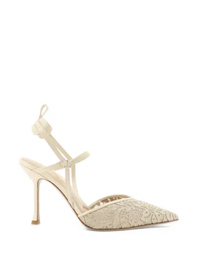 Fendi Very Colibrì Pumps In Metallic