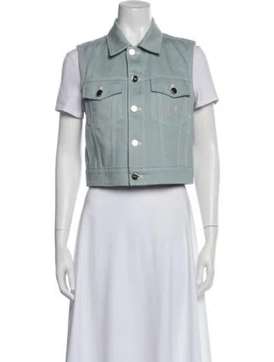 Pre-owned Fendi Vest In Blue