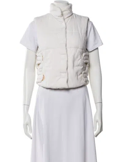 Pre-owned Fendi Vest In White