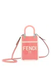 Fendi Vibrant Mini Bag With Rigid Plexiglass Handle