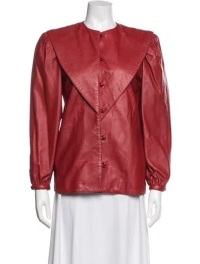 Pre-owned Fendi Vintage 1970's Jacket In Red