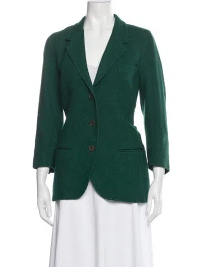 Pre-owned Fendi Vintage 1980's Blazer In Green