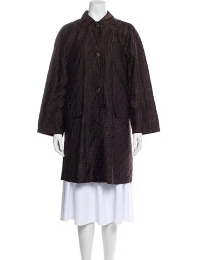 Pre-owned Fendi Vintage 1980's Coat In Brown