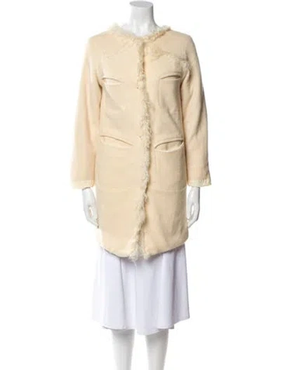 Pre-owned Fendi Vintage 1980's Coat In Neutral