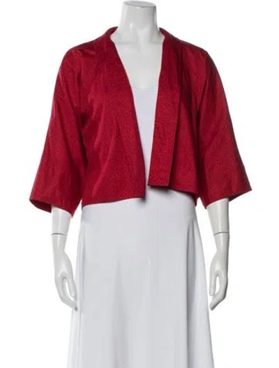 Pre-owned Fendi Vintage 1980's Jacket In Red
