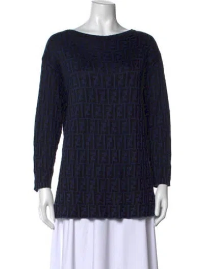 Pre-owned Fendi Vintage 1980's Sweater In Multi