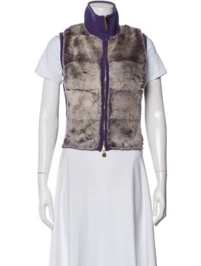 Pre-owned Fendi Vintage 1980's Vest In Purple