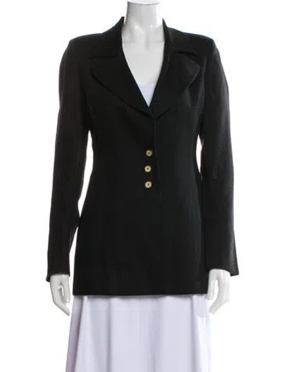 Pre-owned Fendi Vintage 1990's Blazer In Black