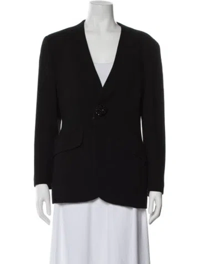 Pre-owned Fendi Vintage 1990's Blazer In Black