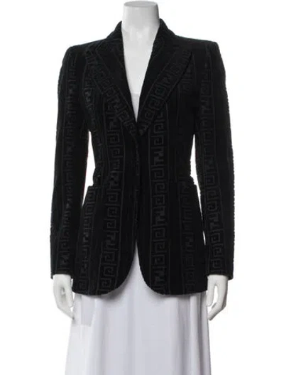 Pre-owned Fendi Vintage 1990's Blazer In Black