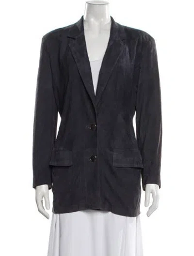 Pre-owned Fendi Vintage 1990's Blazer In Blue