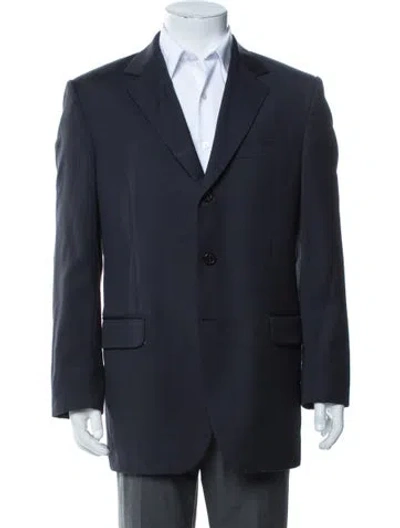 Pre-owned Fendi Vintage 1990's Blazer In Blue
