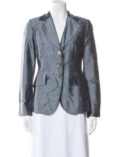 Pre-owned Fendi Vintage 1990's Blazer In Gray