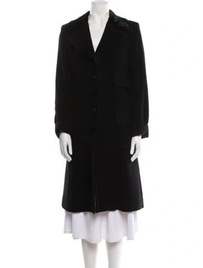 Pre-owned Fendi Vintage 1990's Coat In Black