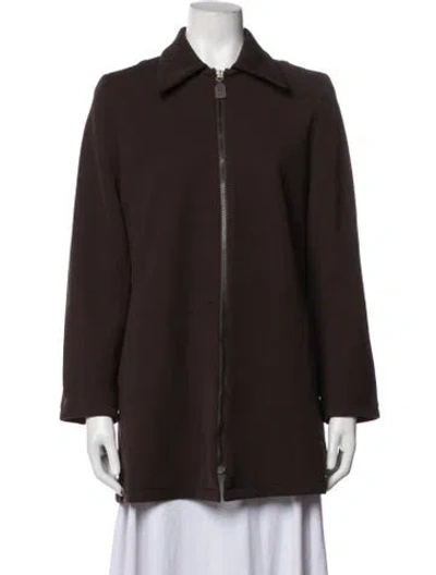 Pre-owned Fendi Vintage 1990's Coat In Brown